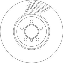 Bremsscheibe Bmw S. 5 09-/6 10-/7 08-15 Le DF6613S Bremsscheibe Bmw S. 5 09-/6 10-/7 08-15 Le DF6613S