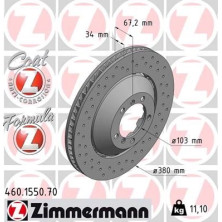 ZIMMERMANN Bremsscheibe 460.1550.70 ZIMMERMANN Bremsscheibe 460.1550.70
