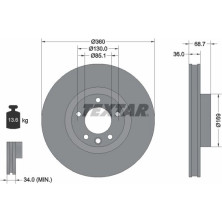 Bremsscheibe PRO+ 92262705 Bremsscheibe PRO+ 92262705