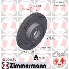 ZIMMERMANN Bremsscheibe 150.2901.54