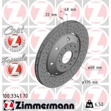 ZIMMERMANN Bremsscheibe 100.3341.70 ZIMMERMANN Bremsscheibe 100.3341.70