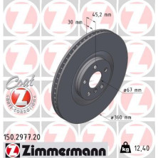 ZIMMERMANN Bremsscheibe 150.2977.20 ZIMMERMANN Bremsscheibe 150.2977.20