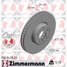 11 481 075 Bremsscheibe VA re BMW F01,F02,F07,F10,F11 09 Coat Z 150.3479.20 11 481 075 Bremsscheibe VA re BMW F01,F02,F07,F10,F11 09 Coat Z 150.3479.20