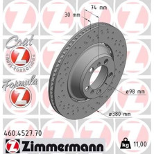 ZIMMERMANN Bremsscheibe 460.4527.70 Formula Z
