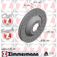 ZIMMERMANN Bremsscheibe 460.4535.70 ZIMMERMANN Bremsscheibe 460.4535.70