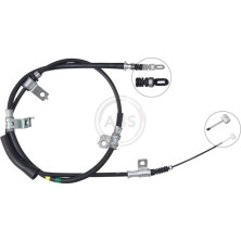 A.B.S. Handbremsseil Seilzug Festellbremse K17534 A.B.S. Handbremsseil Seilzug Festellbremse K17534