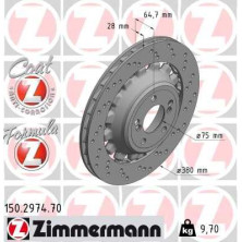 ZIMMERMANN Bremsscheibe 150.2974.70 ZIMMERMANN Bremsscheibe 150.2974.70