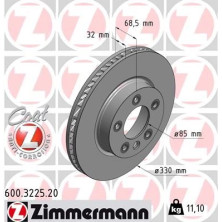 13 481 019ZI Bremsscheibe VA re 600.3225.20