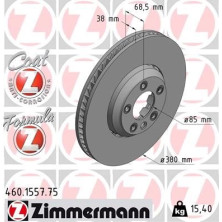 ZIMMERMANN Bremsscheibe 460.1557.75 ZIMMERMANN Bremsscheibe 460.1557.75
