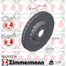 ZIMMERMANN Bremsscheibe 150.2972.70