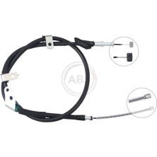 A.B.S. Handbremsseil Seilzug Festellbremse K17581 A.B.S. Handbremsseil Seilzug Festellbremse K17581