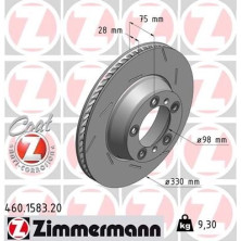 ZIMMERMANN Bremsscheibe 460.1583.20 ZIMMERMANN Bremsscheibe 460.1583.20