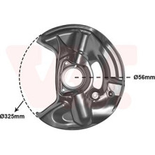 VAN WEZEL Spritzblech, Bremsscheibe 3029371