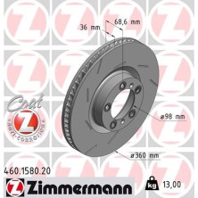 13 481 037 Bremsscheibe VA li 460.1580.20