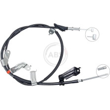 A.B.S. Handbremsseil Seilzug Festellbremse K17807 A.B.S. Handbremsseil Seilzug Festellbremse K17807