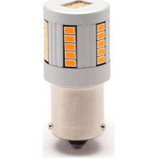 P2Y1W BAU15S LED Glassockel 34x 3020 SMD Orange Canbus 22 Watt