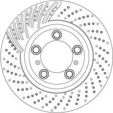 13 481 058 Bremsscheibe VA li DF6821S