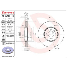 Bremsscheibe VA | VW UP 11 | 09.D720.11