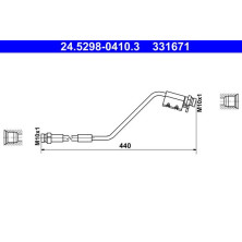 ATE Bremsschlauch 24.5298-0410.3