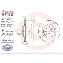 Bremsscheibe HA | MAZDA MX-5 15 | 08.D223.11