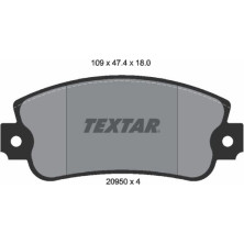 Bremsbelagsatz Fiat P. Uno/Panda/Regata/Ibiza | 2095005