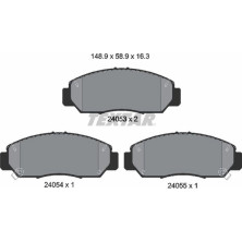 Bremsbelagsatz Honda P. Fr-V 05 | 2405301