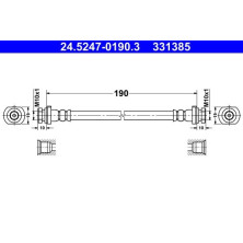 Bremsschlauch | 24.5247-0190.3