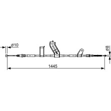 Handbremsseil re | CHEVROLET Spark 10 | 1987482523