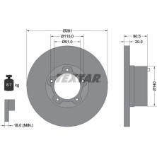 Bremsscheibe Vw P. Lt 28-55 | 92031500