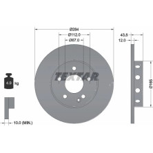Bremsscheibe Db P. W202 C18 | 92059303
