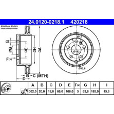 Bremsscheibe | 24.0120-0218.1