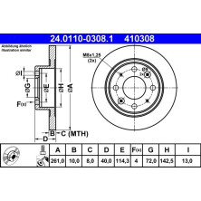 Bremsscheibe | 24.0110-0308.1