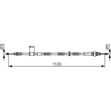 Handbremsseil re | JEEP Grand Cherokee | 1987482363