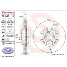 Bremsscheibe VA | MERCEDES GLE 18 | 09.D981.11