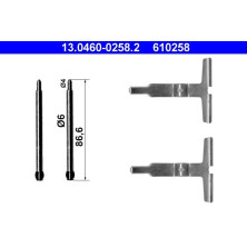 ATE Zubehör, Bremsbeläge 13.0460-0258.2