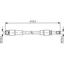 Bremsschlauch | MERCEDES A,B-Klasse | 1987481674