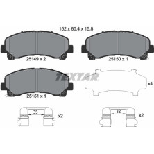 Bremsbelagsatz Isuzu P. D-Max 08 | 2514901