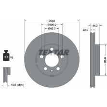Bremsscheibe | 92303803