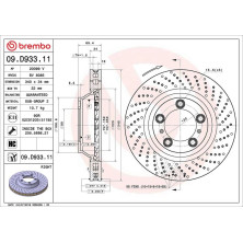 Bremsscheibe VA re | PORSCHE | 09.D933.11