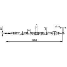 Handbremsseil | KIA Picanto 1 04-12 | 1987482920