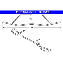 FEDER, BREMSSATTEL 11.8116-0253.1