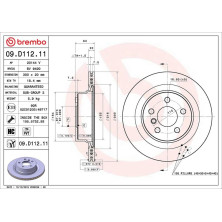 Bremsscheibe HA | BMW | 09.D112.11