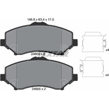 Bremsbelagsatz Jeep P. Wrangler 07-/Dodge Journey/Nitro | 2460402