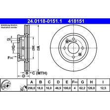 Bremsscheibe | 24.0118-0151.1