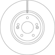 Bremsscheibe | HYUNDAI ix55 06 | DF6545S