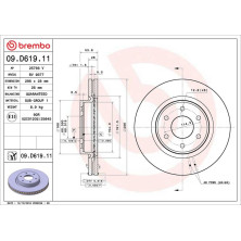 Bremsscheibe VA | NISSAN Navara RENAULT Alaskan 15 | 09.D619.11