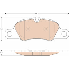 Bremsklötze VA | PORSCHE 911 2008 | GDB1990