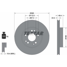 Bremsscheibe Db P. W124 320 | 92057300