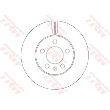 20 481 003 Bremsscheibe VA | SEAT Ibiza VW Polo 17 | DF6584