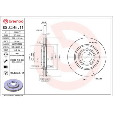 17 482 030 Bremsscheibe HA | VW Polo 09 | 09.C548.11